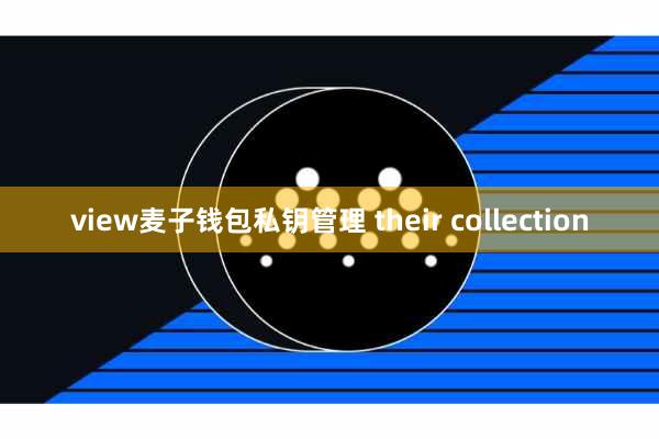 view麦子钱包私钥管理 their collection
